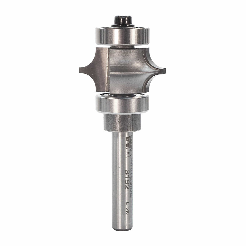3192 Full Bead Router Bit 1/4" SH 3/16" R 1" D X 1/2" CL X 2-3/8" OL